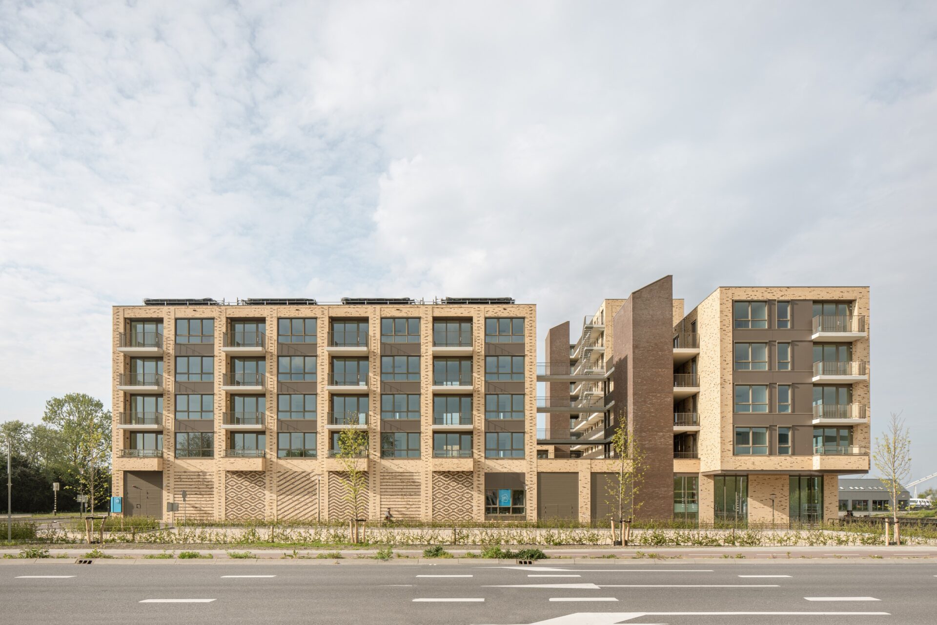 Gevel van Westerschans 1A in Goes