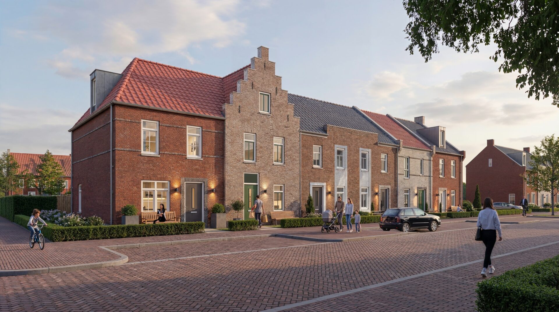 Molenvliet Tholen - straatbeeld